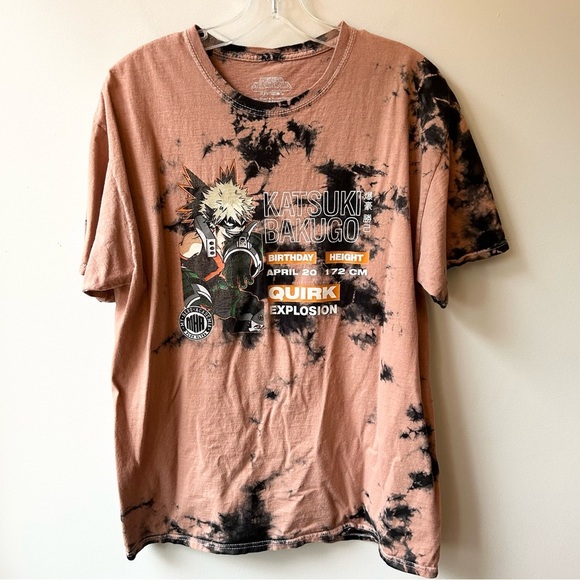 My Hero Academia Funmation Katsuki Bakugo t-shirt - Picture 1 of 5